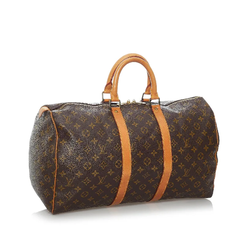 Vintage-inspired handbagsLouis Vuitton Monogram Keepall 45 (29532)