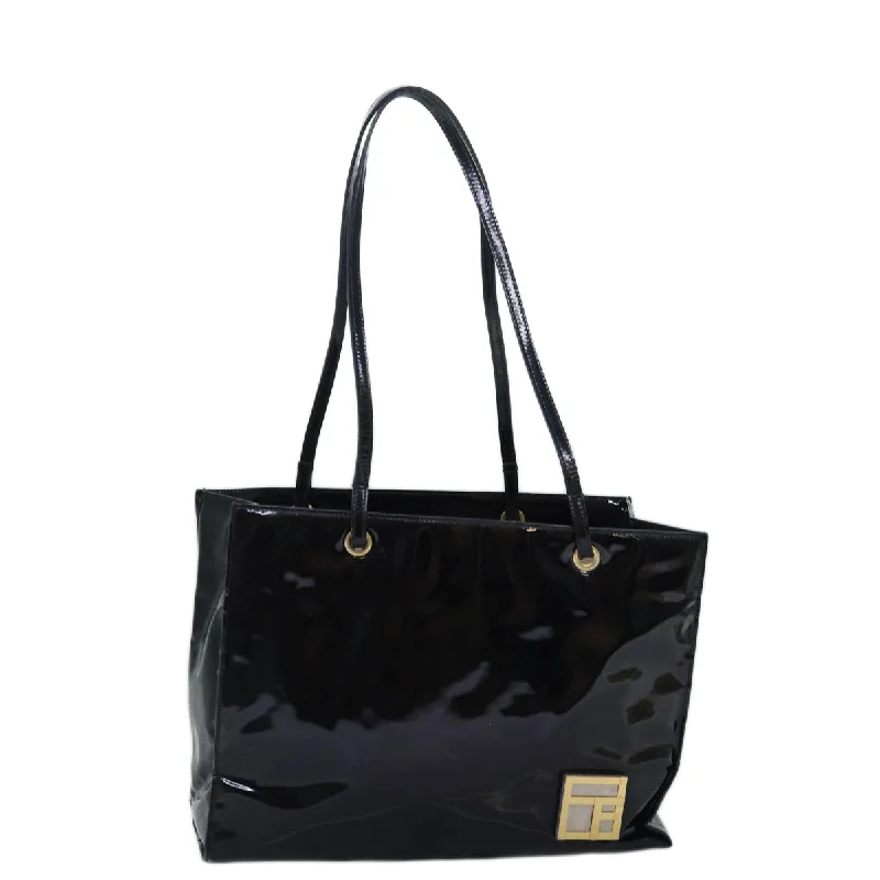 Best bags for weekend getawaysFENDI Tote Bag Enamel Black  bs14475