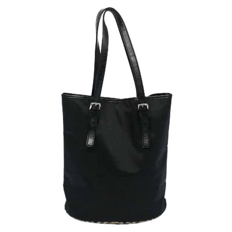 Eco-friendly tote bags for shoppingBURBERRYSs Shoulder Bag Nylon Black  hk862