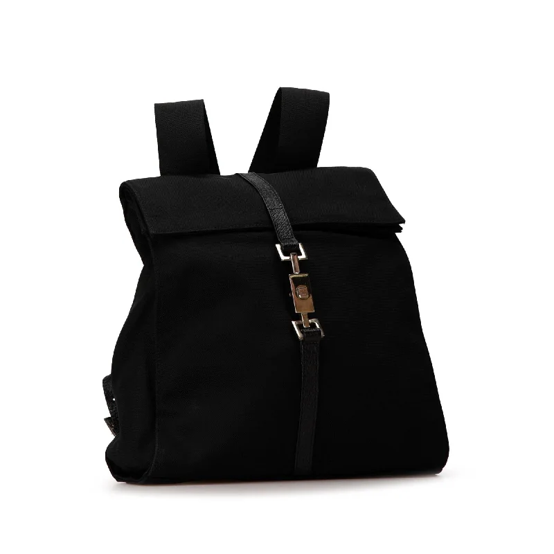 Durable leather bags for daily useGucci Nylon Jackie Backpack TfE3Ni)