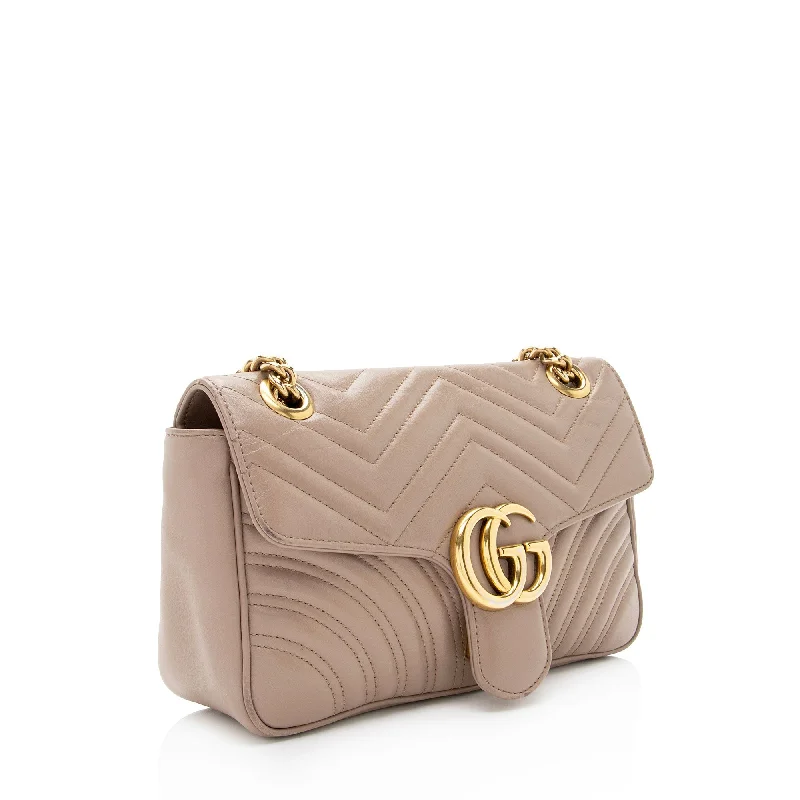 Designer bags with detachable strapsGucci Matelasse Leather GG Marmont Small Flap Bag (JgvrHo)