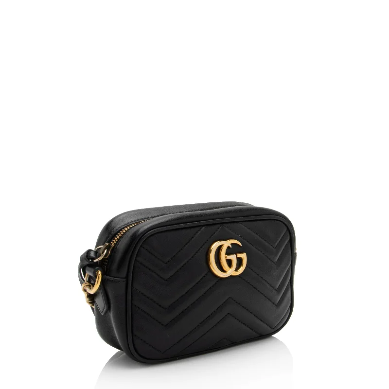 Designer bags with top handlesGucci Matelasse Leather GG Marmont Mini Bag (K2ithf)