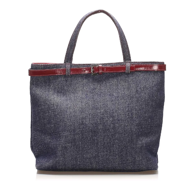 Stylish laptop bags for professionalsBurberry Denim Tote Bag (SHG-15022)