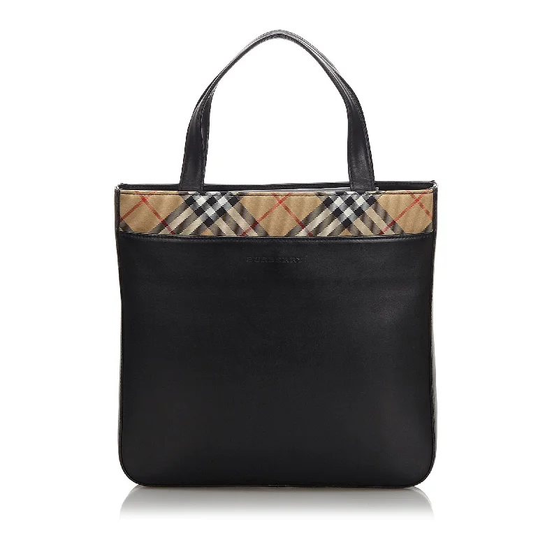 Elegant clutch bags for weddingsBurberry Black Others Leather Tote Bag United Kingdom