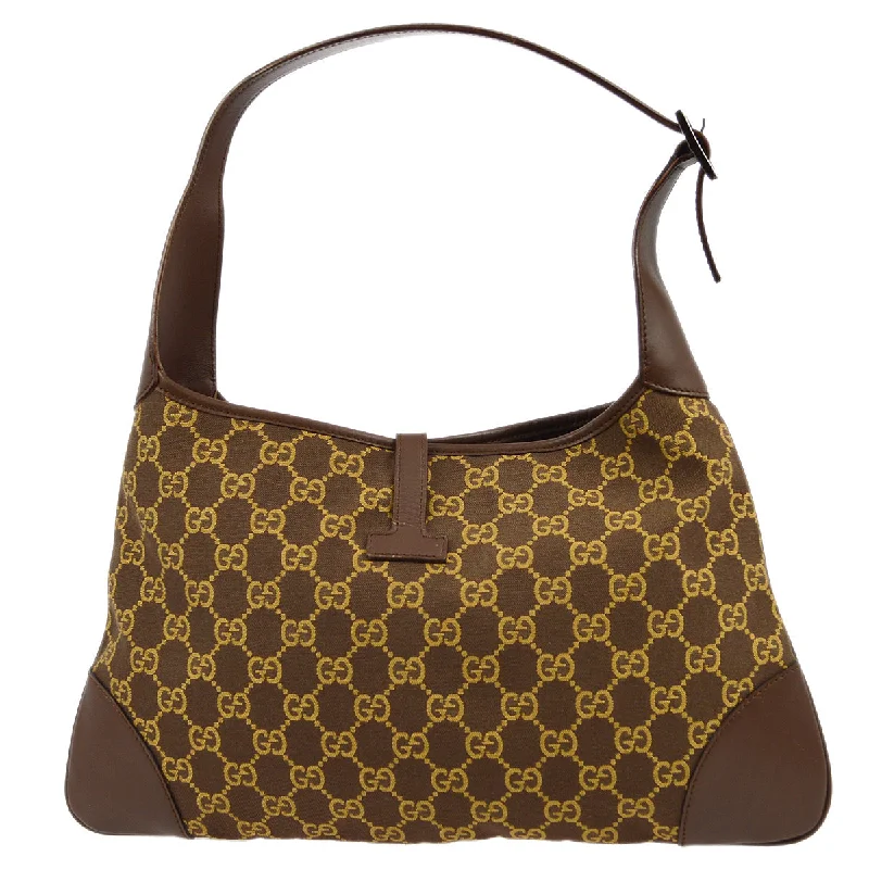 Minimalist leather handbagsGucci Brown GG Jackie Handbag