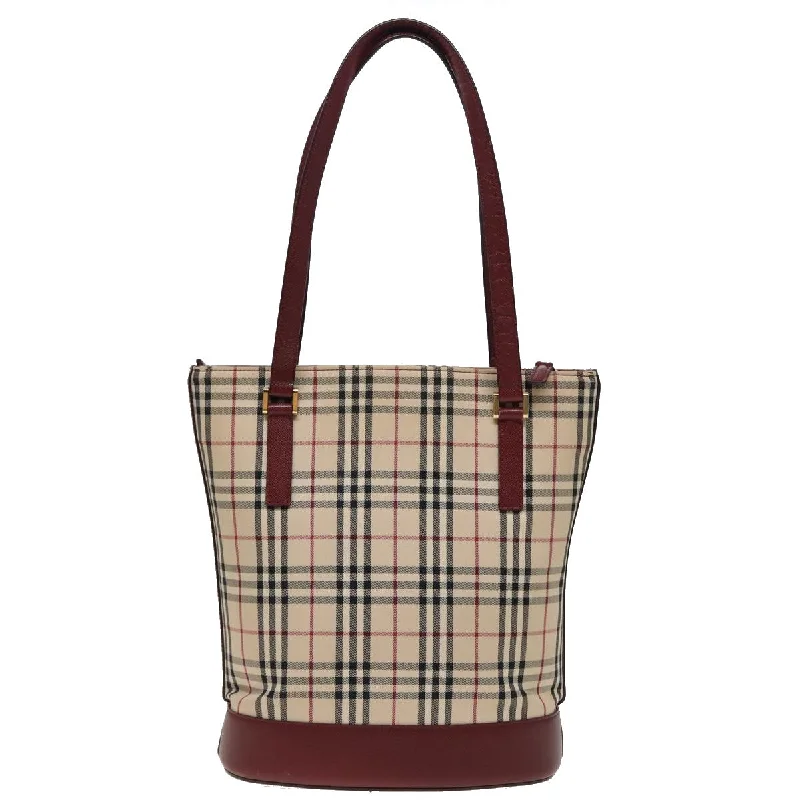 Luxury handbags 2025BURBERRY Nova Check Tote Bag Canvas Beige  mr278