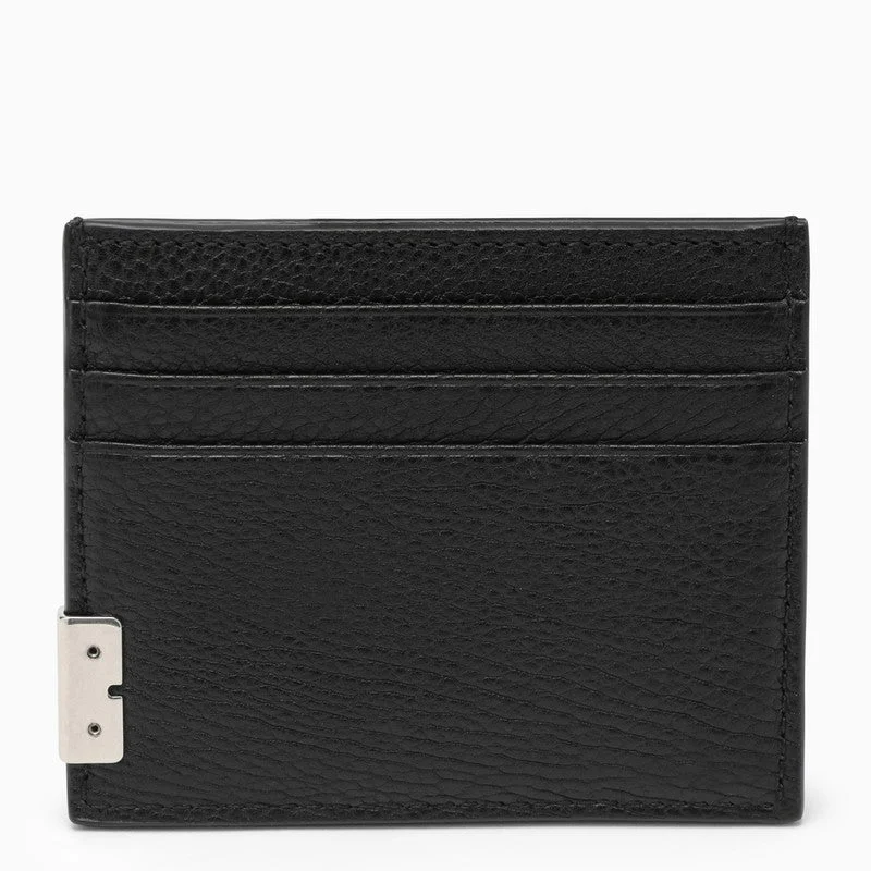 Affordable leather bagsBurberry Black Leather B Cut Card Case Men