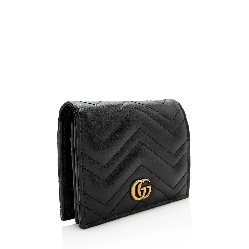 Stylish laptop bags for professionalsGucci Matelasse GG Marmont Card Case Wallet (21334)