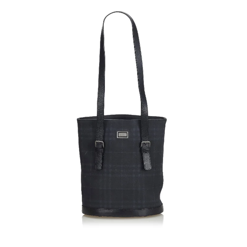 Best-selling designer bags 2025Burberry Black PVC Plastic Smoke Check Tote Bag United Kingdom