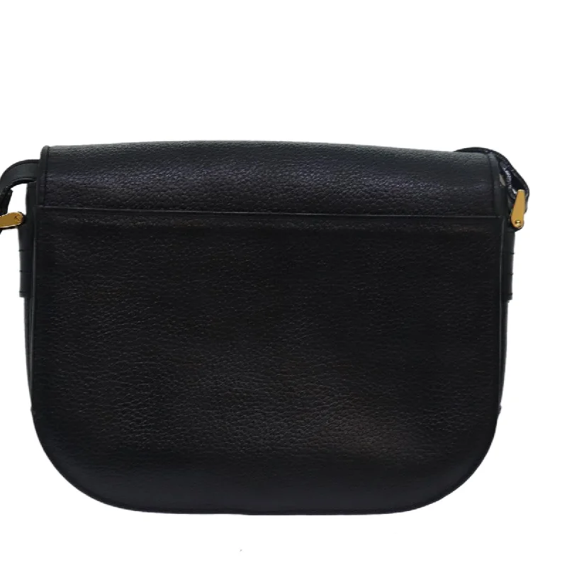 Sustainable fashion bagsBURBERRYSs Shoulder Bag Leather Black  ki4643