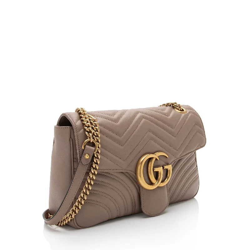 Luxury bags with exotic skinsGucci Matelasse Leather GG Marmont Medium Flap Shoulder Bag (EZthFS)