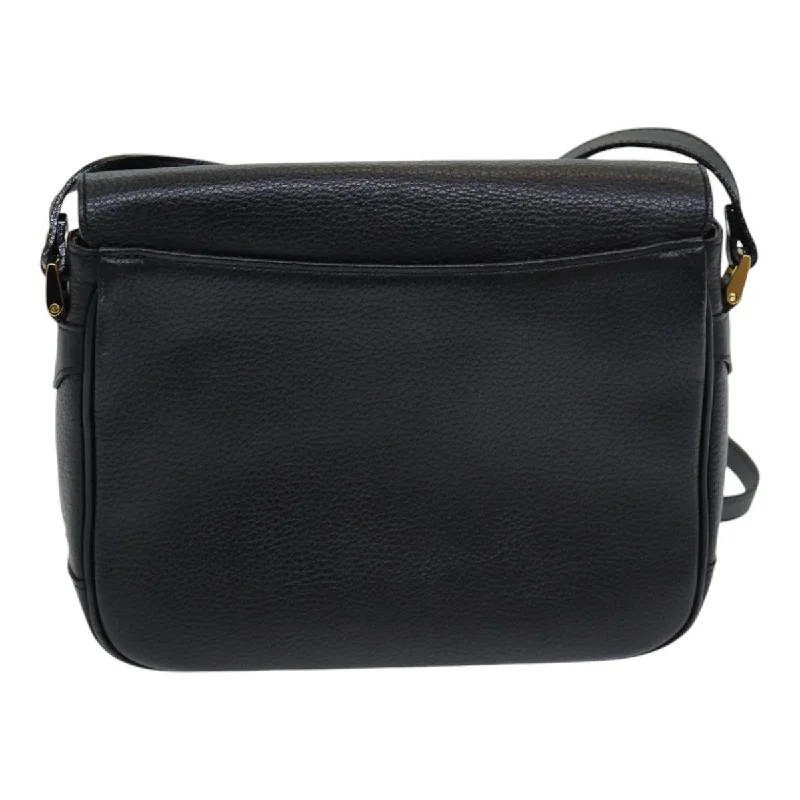 Vegan leather handbagsBURBERRYSs Shoulder Bag Leather Black  ep5024