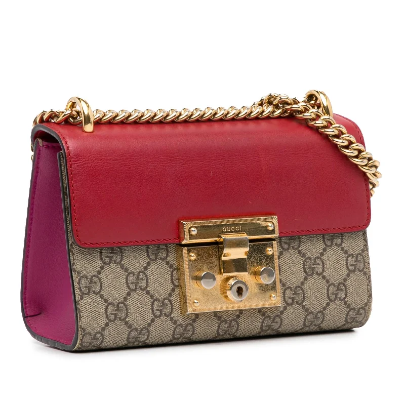 Crossbody bags for everyday useGucci Small GG Supreme Padlock Crossbody Bag UWsLXV)