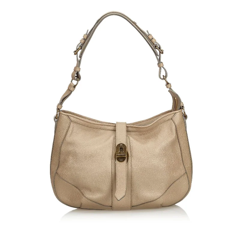 Eco-friendly tote bags for shoppingBurberry Brown Beige Others Leather Shoulder Bag UNITED KINGDOM