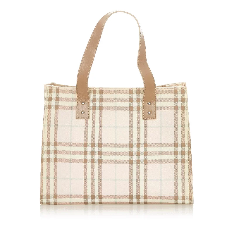 Designer bags with gold hardwareBurberry Candy Check Handbag (SHG-19492)