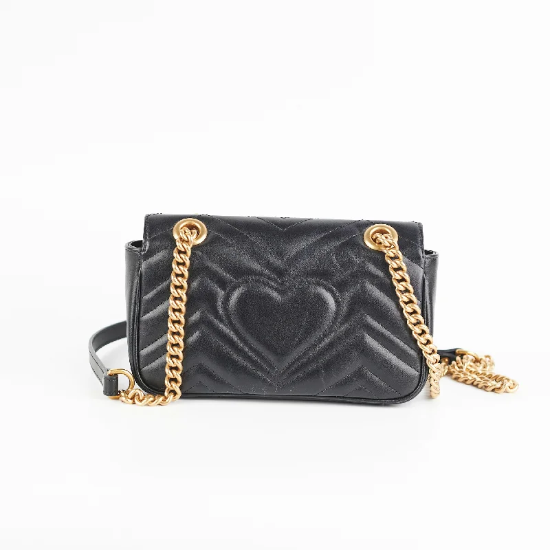 High-end designer bags for menGucci Marmont Mini Black