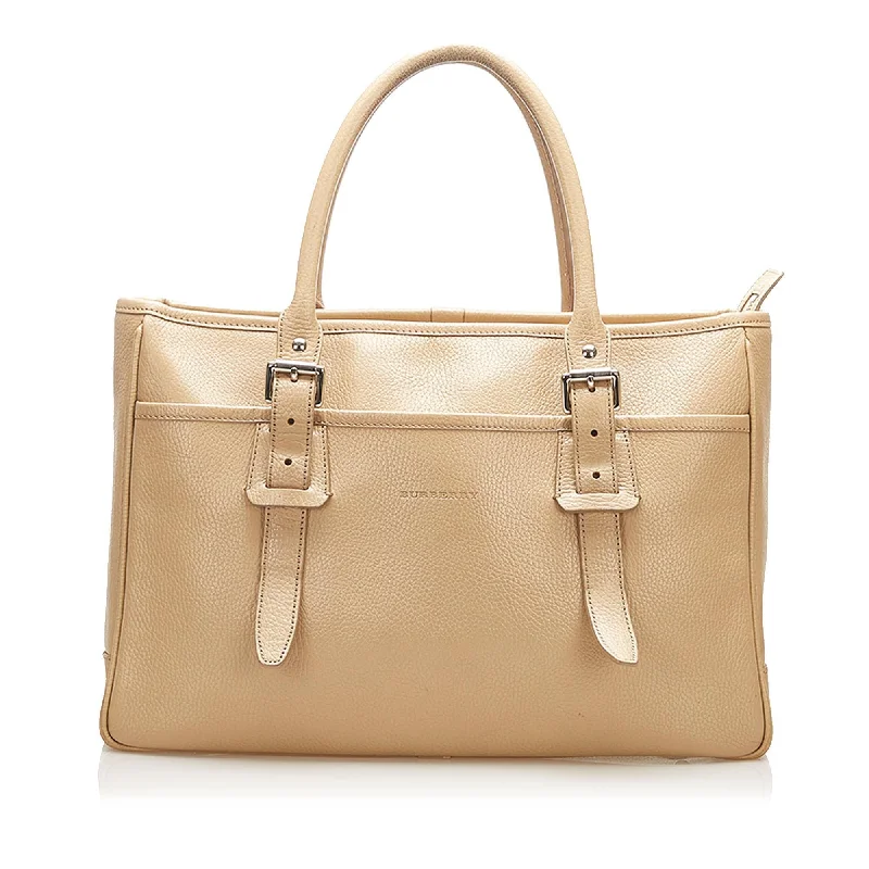 Luxury brand bags on saleBurberry Leather Tote Bag (SHG-16094)