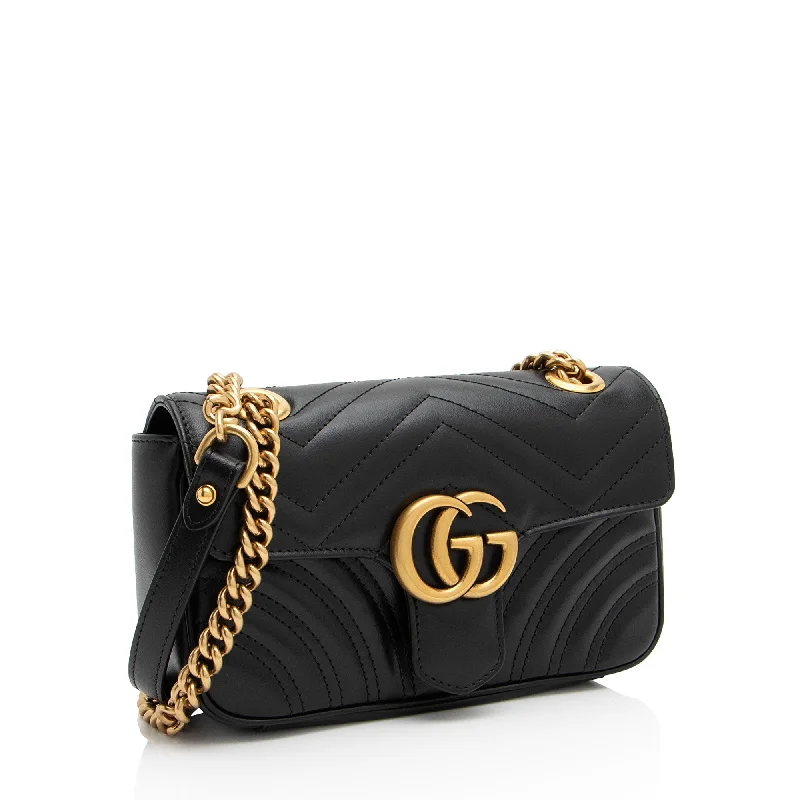 Eco-friendly tote bags for shoppingGucci Matelasse Leather GG Marmont Mini Flap Bag (w6pN1q)