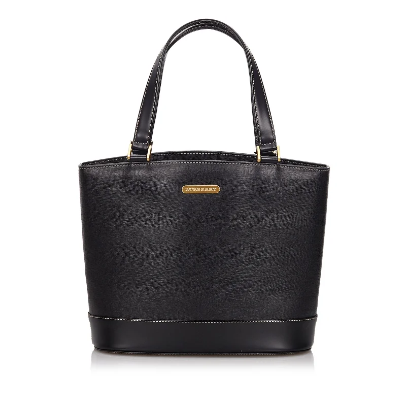 High-end designer bags for menBurberry Black Others Leather Tote Bag United Kingdom