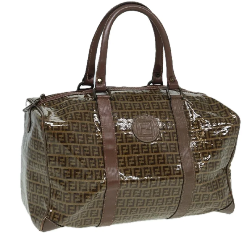 Luxury brand bags on saleFENDI Zucchino Canvas Boston Bag Vintage Brown  ti1787