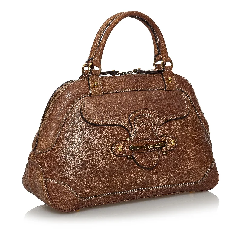 Vintage-inspired handbagsGucci New Pelham Leather Handbag (29970)