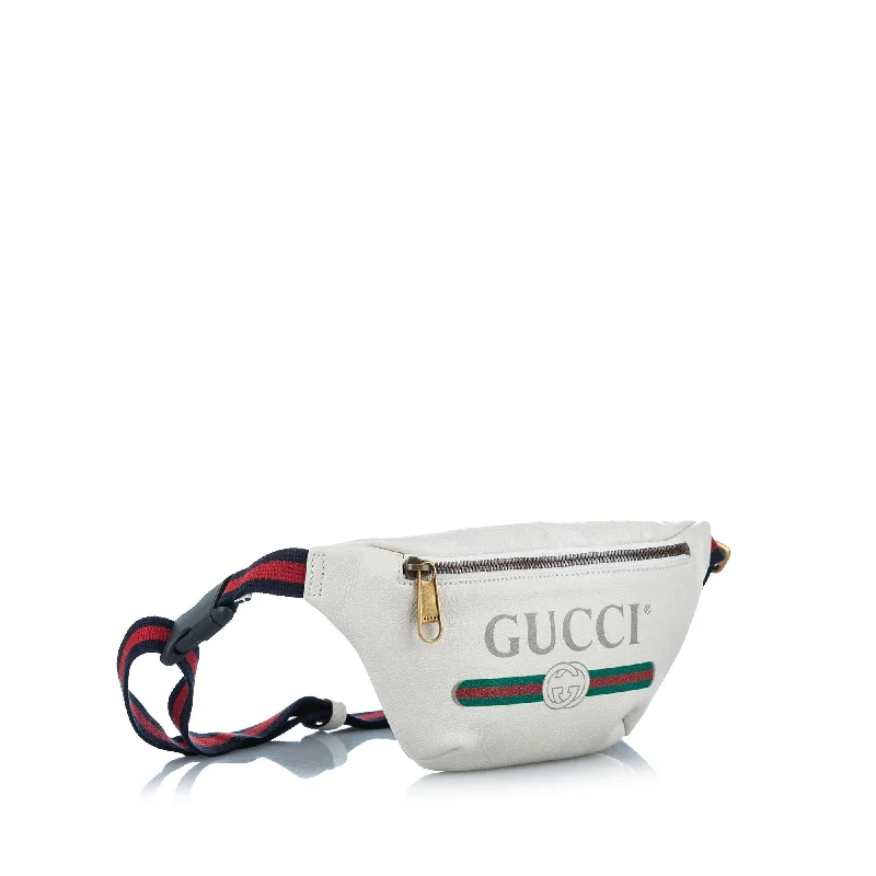 Trendy transparent PVC bagsGucci Logo Leather Belt Bag (25742)