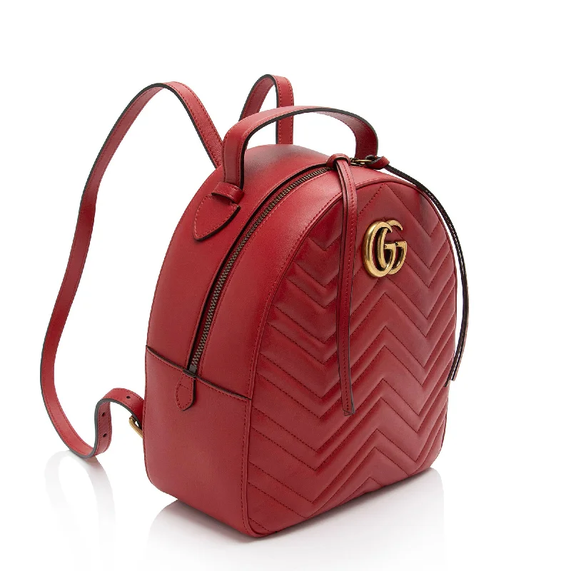 Affordable designer bag dupesGucci Matelasse Leather GG Marmont Backpack (dnTU2B)