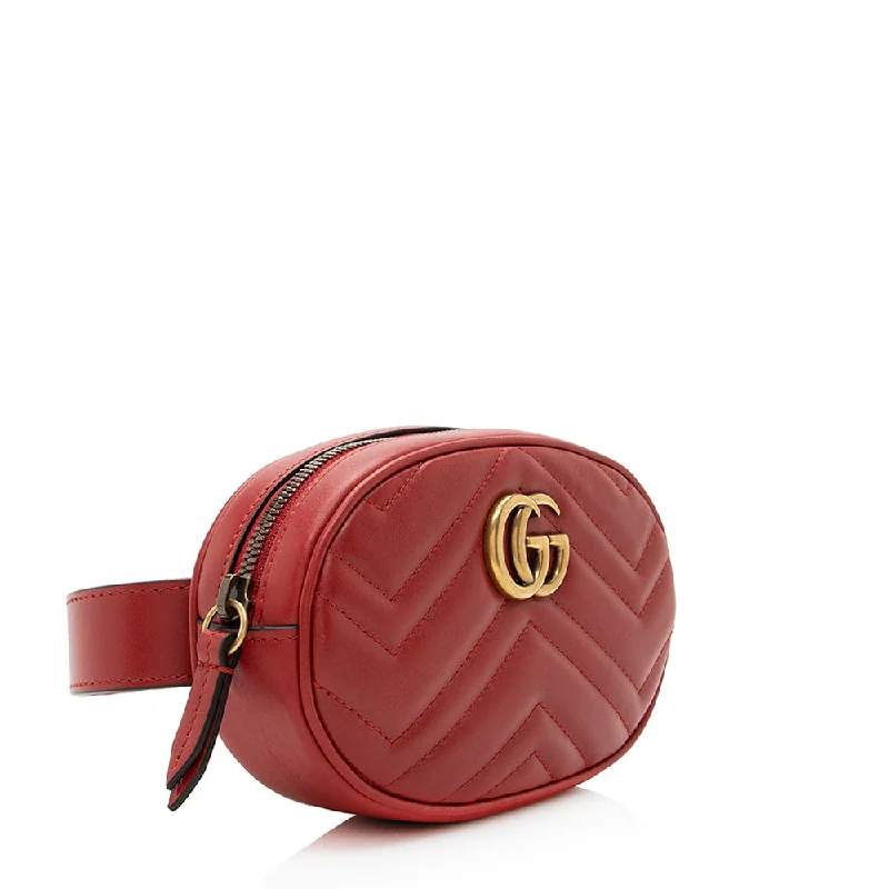 Best tote bags for workGucci Matelasse Leather GG Marmont Belt Bag - Size 34 / 85 (SHF-20124)