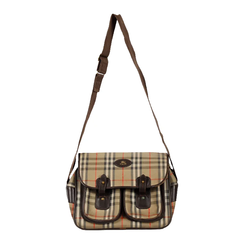 Affordable luxury bags BURBERRY Burberry Logo Messenger Bag