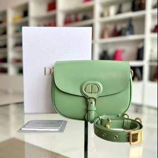 Affordable leather bagsBobby Medium Lambskin Green Avocado GHW