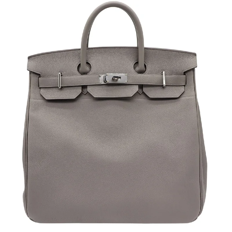 Eco-friendly tote bags for shoppingHermès 40cm HAC Gris Meyer Togo Leather Palladium Hardware