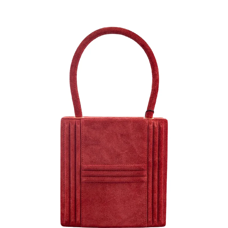 Vintage-inspired handbagsHermès Cadena Bag Red Veau Velour Doblis Gold Hardware