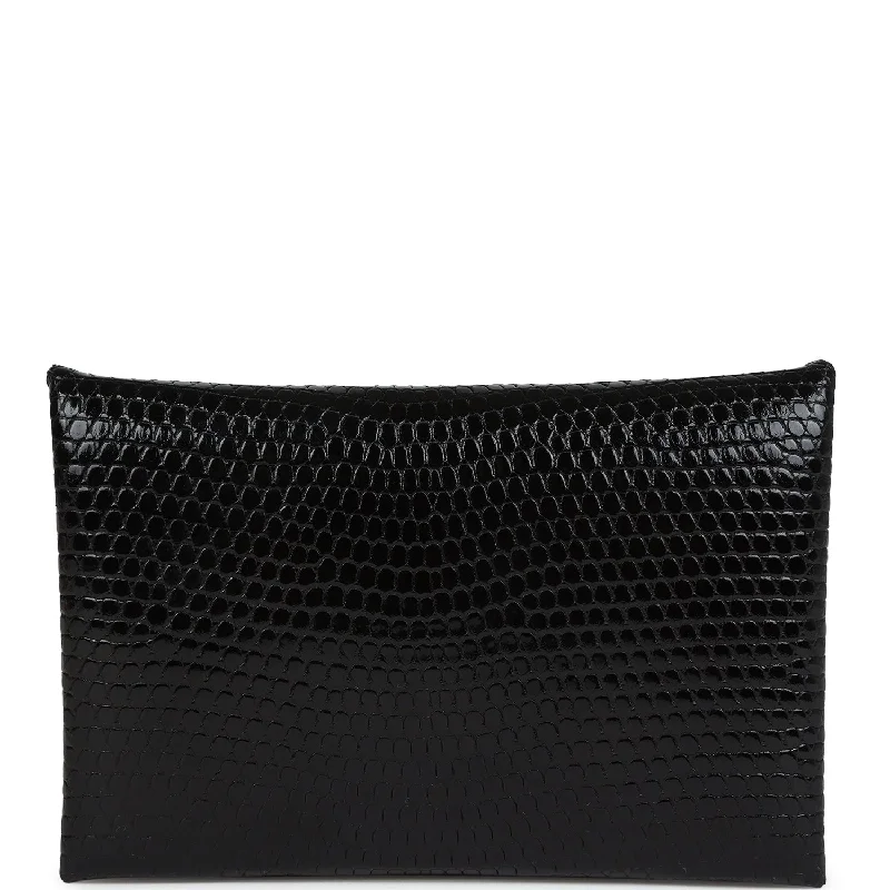 Mini bags for evening outHermes Calvi Cardholder Black Shiny Varanus Niloticus Lizard Palladium Hardware